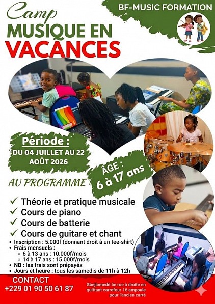 Musique en vacances
